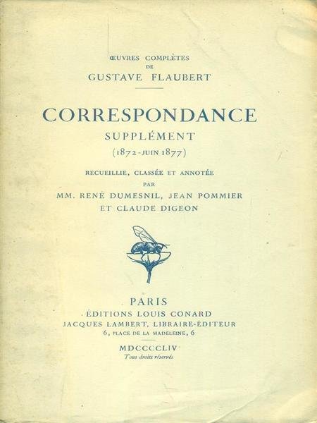 Correspondance Supplement 1872 - Juin 1877 | Immagine Gallery 1