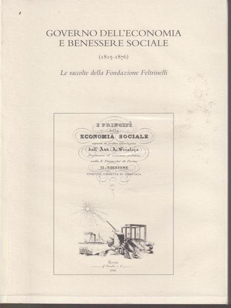 Governo dell'economia e benessere sociale