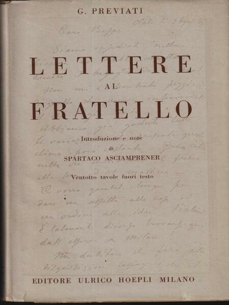 Lettere al fratello
