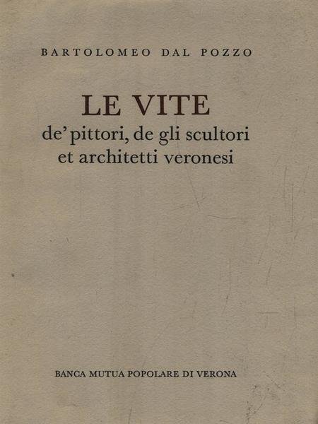 Le vite de' pittori, de gli scultori et architetti veronesi … | Immagine principale