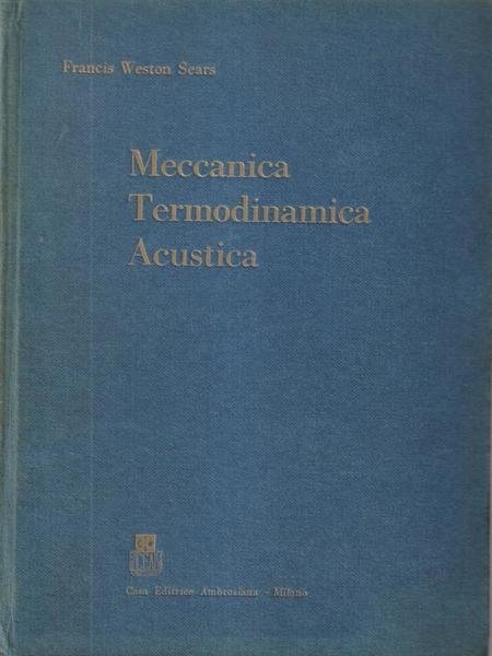 Meccanica termodinamica acustica