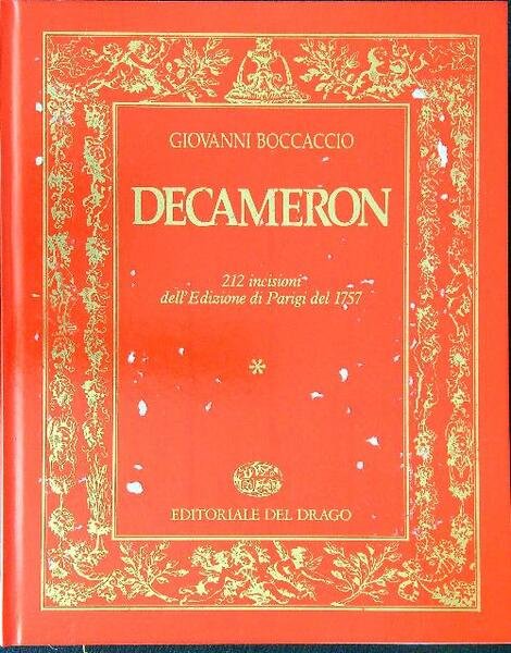 Decameron 212 incisioni dell'edizione di Parigi del 1757 3vv