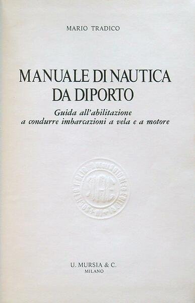 Manuale di nautica da diporto