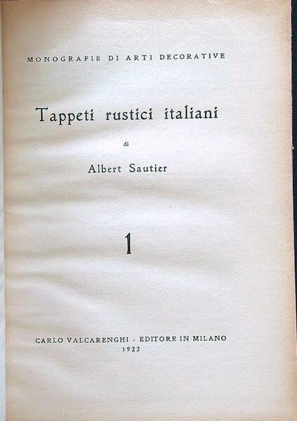 Tappeti rustici italiani