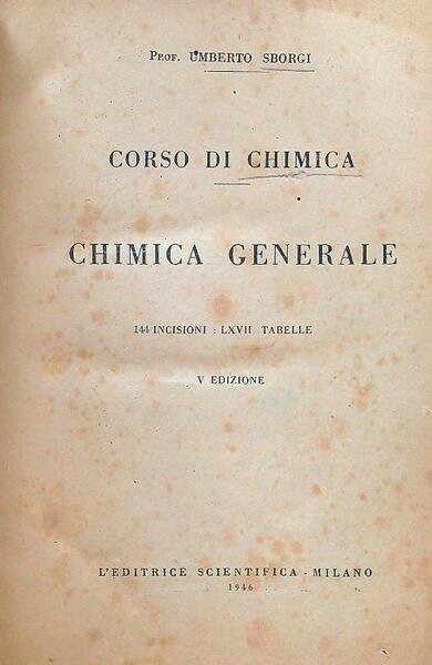 Corso di chimica - Chimica generale