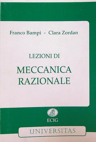 Lezioni di meccanica razionale