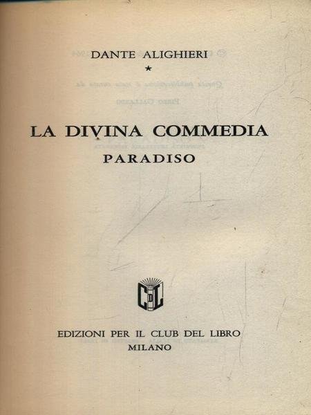 La Divina Commedia - Paradiso