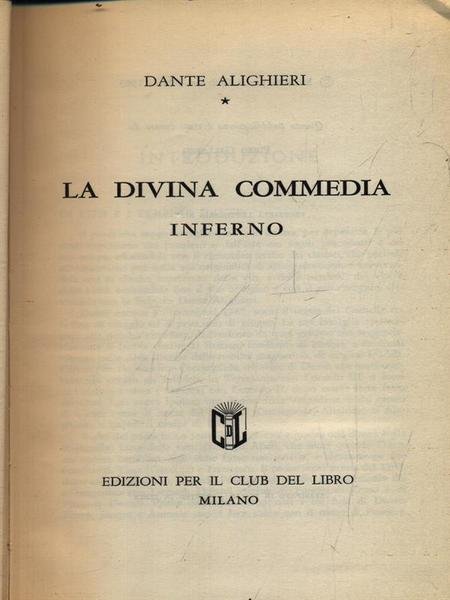 La Divina Commedia  Inferno