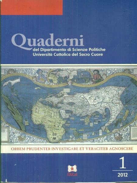 Quaderni del Dipartimento di Scienze Politiche n.1/2012