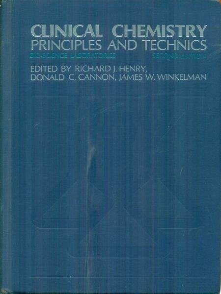 Clinical chemistry principles and technics