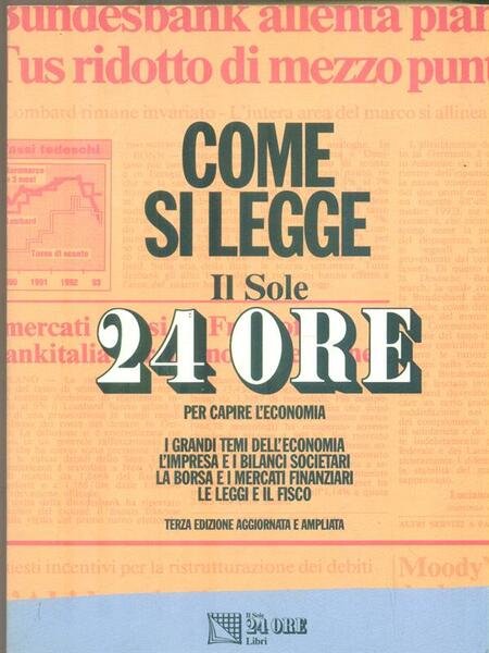 Come si legge Il Sole 24 Ore. Con videocassetta