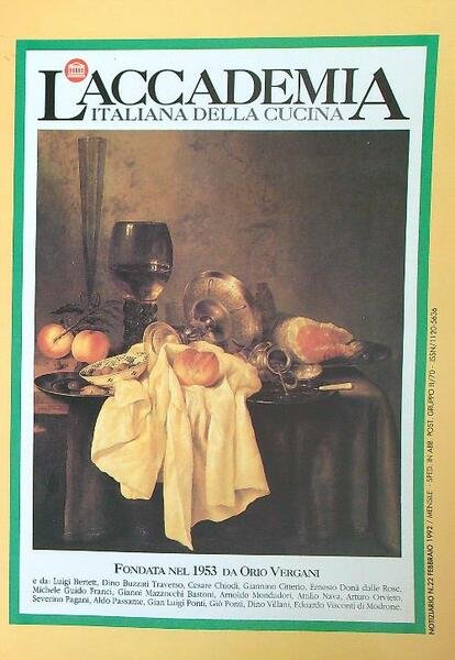 L'accademia italiana della cucina 22/febbraio 1992