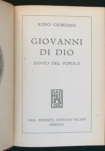 Giovanni di Dio santo del popolo