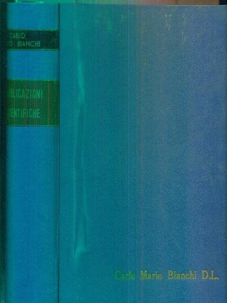 Raccolta di Pubblicazioni scientifiche. Estratti