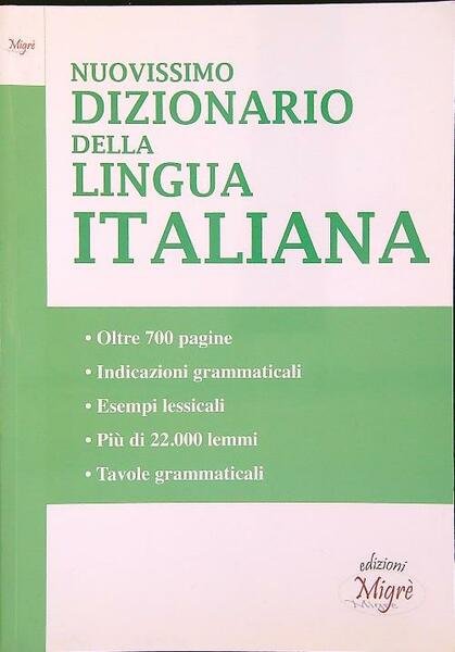 Nuovissimo dizionario della lingua italiana