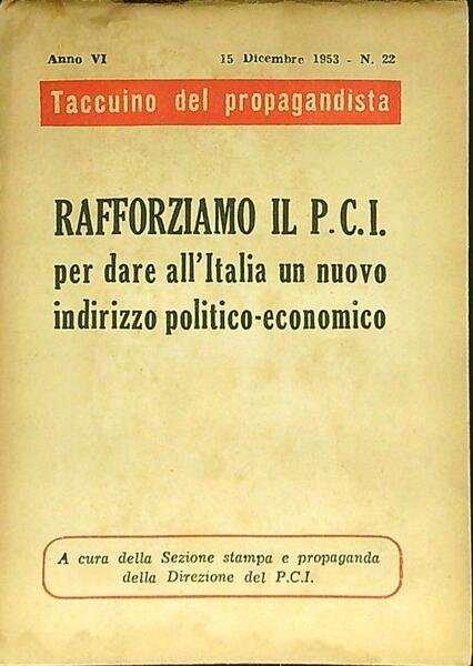 Rafforziamo il P.C.I.