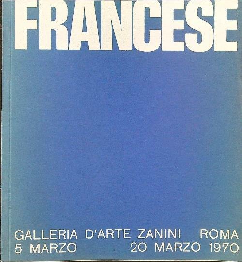 Franco Francese mostra marzo 1970