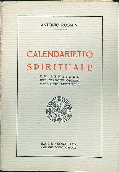 Calendarietto spirituale