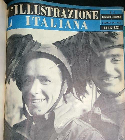 L'Illustrazione Italiana Numeri 1-2-5-6-7-8-9-10-11-12-13-26/ 1944