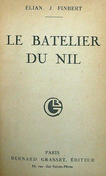 Le batelier du Nil