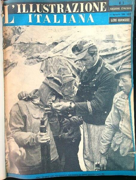 L'Illustrazione Italiana. Numeri vari del 1945 rilegati in un unico volume