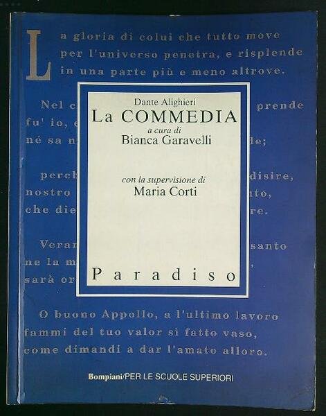 La Commedia. Paradiso