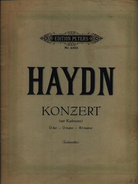 Haydn Konzert (mit Kadenzen) D dur - D major - …