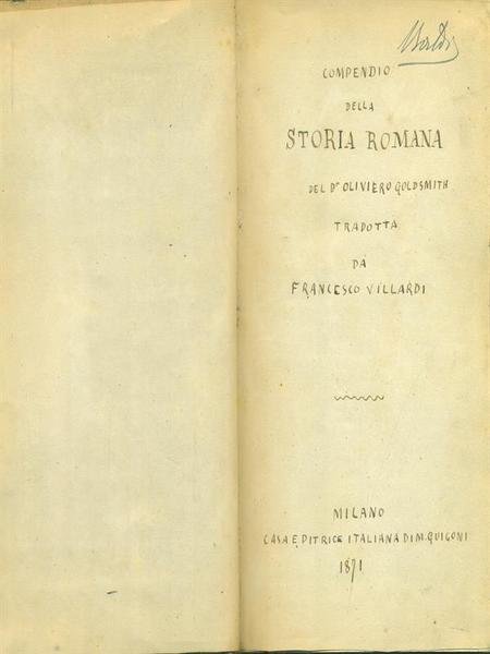 Compendio della storia romana