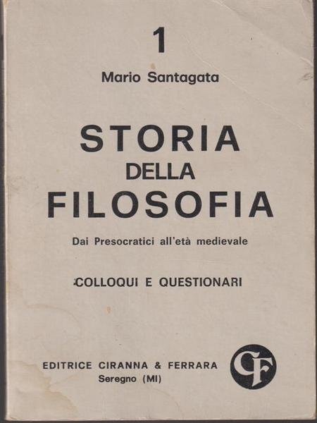 Storia della filosofia 3 voll