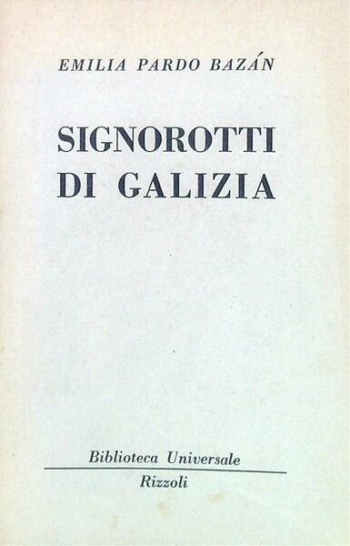 Signorotti di Galizia | Immagine principale