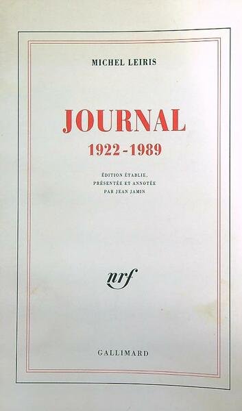 Journal 1922-1989