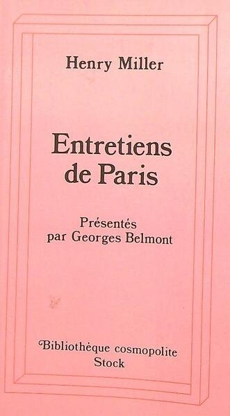 Entretiens de Paris