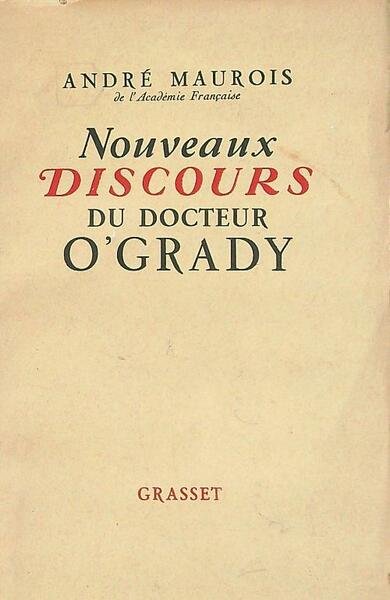 Nouveaux discours du docteur O'Grady