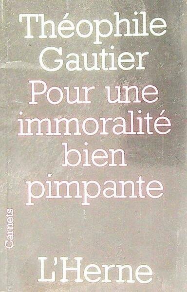 Pour une immoralite' bien pimpante