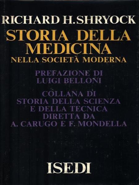 Storia della medicina nella societa' moderna