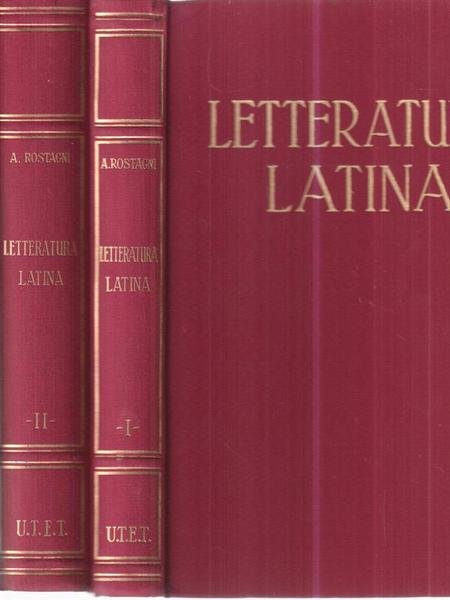 Storia della Letteratura Latina. 2 voll: 1. La Repubblica. 2. L'Impero