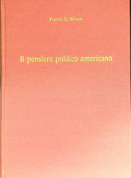 Il pensiero politico americano