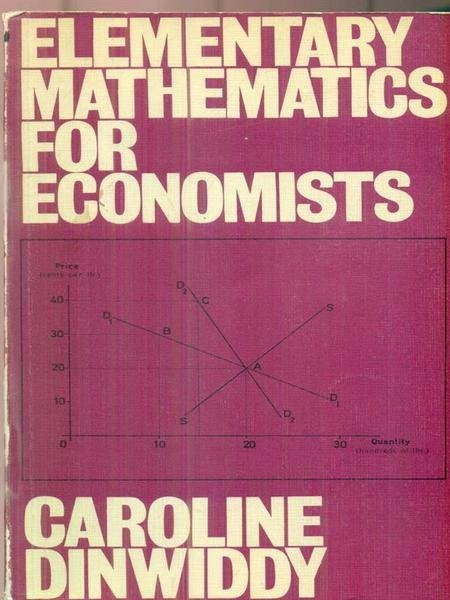 Elementary mathematics for economists