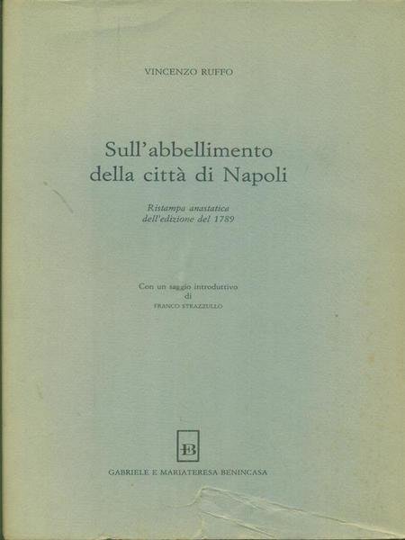 Sull'abbellimento della citta' di Napoli