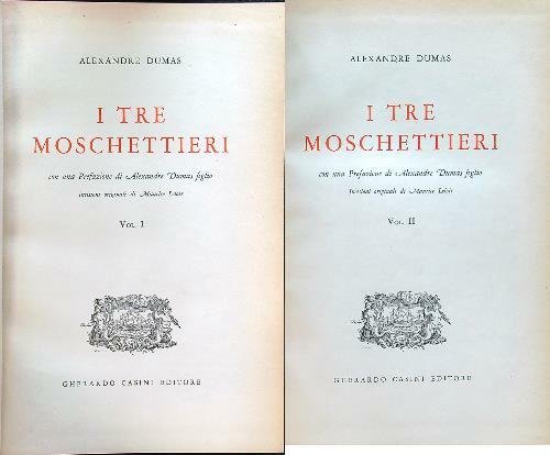 I tre moschettieri 2vv