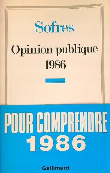 Opinion publique 1986 | Immagine principale