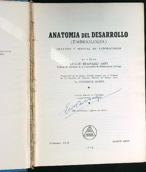 Anatomia del desarrollo (embriologia)