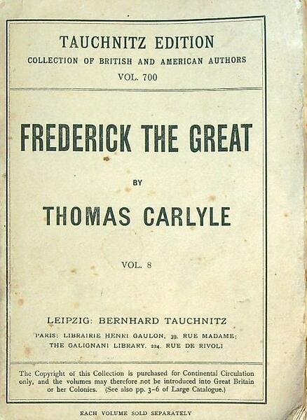 History of Friedrich II, of Prussia: Called Frederick the Great. …