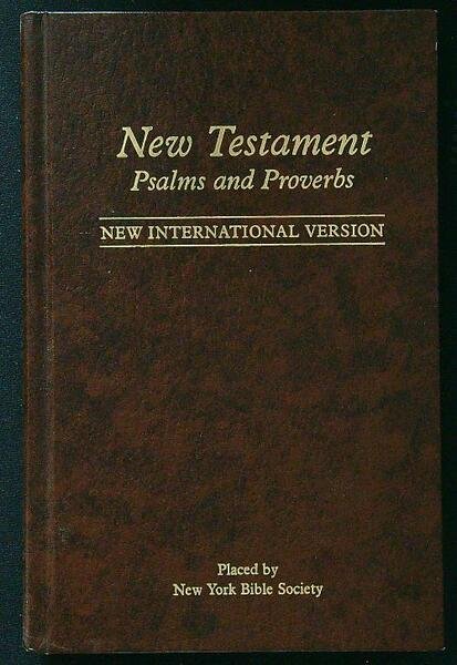 New testament Psalms and proverbs