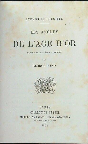 Les amours de l'age d'or