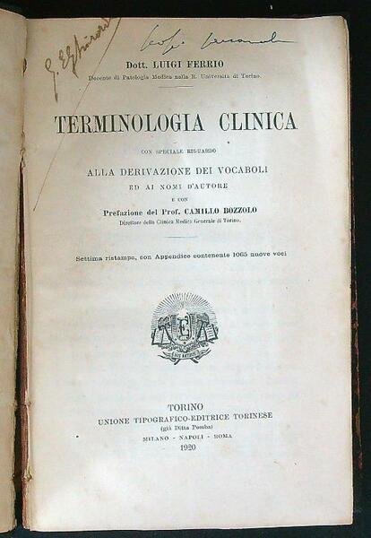 Terminologia clinica