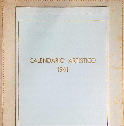 Calendario artistico 1961. Il mare nella pittura