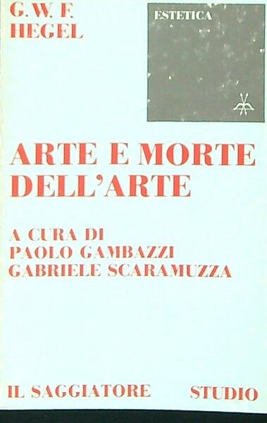 Arte e morte dell'arte | Immagine principale