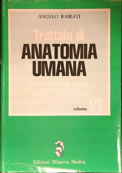 trattato di anatomia umana vol VI
