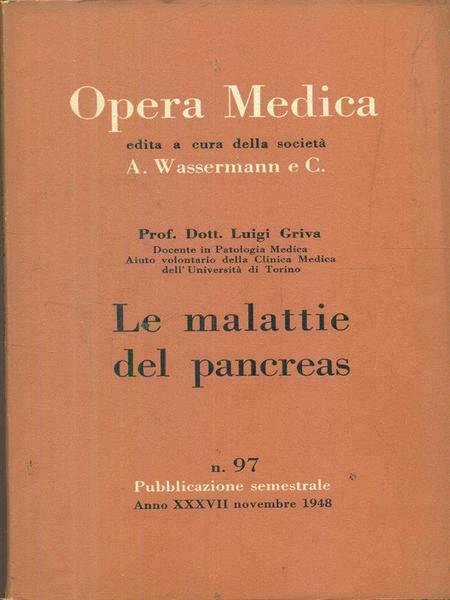 Le malattie del pancreas